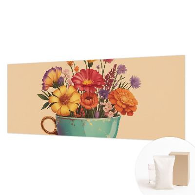 Fototapete fürs Schlafzimmer Ein farbenfroher Blumenstrauß