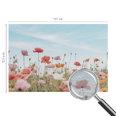 Motivtapete aus Vlies Mohnblumen