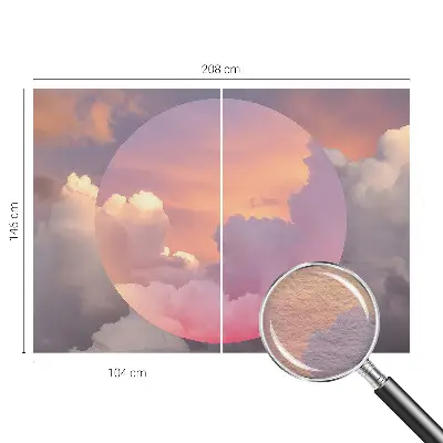 Fototapete aus Vlies mit ätherischem Wolkenmotiv