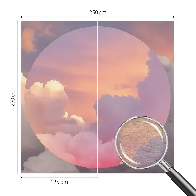 Fototapete aus Vlies mit ätherischem Wolkenmotiv