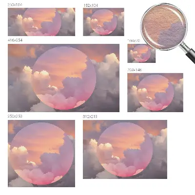Fototapete aus Vlies mit ätherischem Wolkenmotiv