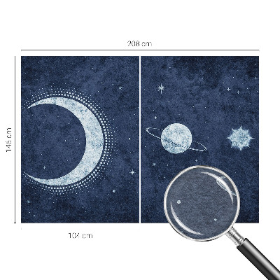 Vlies-Fototapete fürs Wohnzimmer mit Sternmotiv