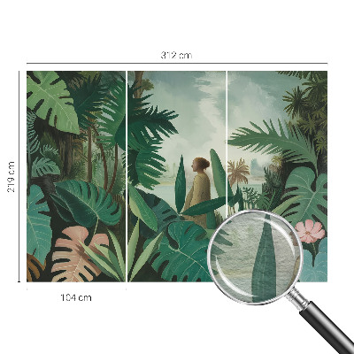 Vlies-Fototapete fürs Kinderzimmer Exotischer Dschungel