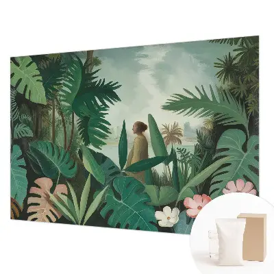 Vlies-Fototapete fürs Kinderzimmer mit exotischem Dschungelmotiv