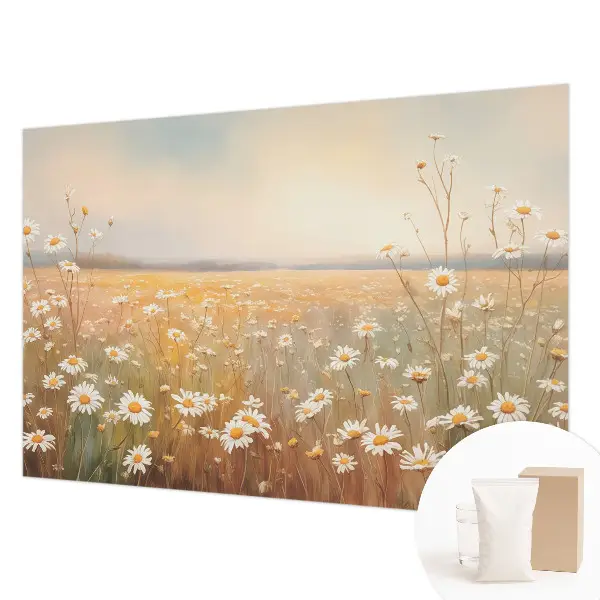 Motivtapete mit Blumenwiesen-Motiv