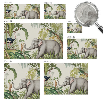 Dekorative Wand-Fototapete Exotische Szene