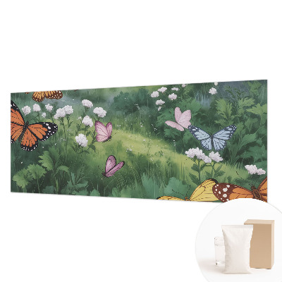 Vlies-Fototapete Schmetterlinge auf der Wiese