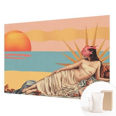 Fototapete fürs Wohnzimmer Der Westen des Surrealismus