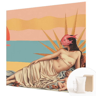 Fototapete fürs Wohnzimmer Der Westen des Surrealismus