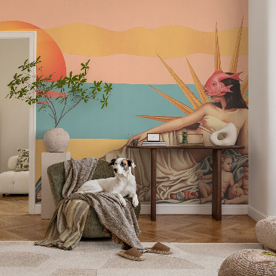 Fototapete fürs Wohnzimmer mit Motiv 