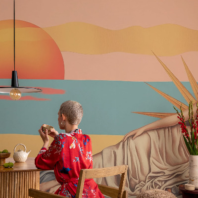 Fototapete fürs Wohnzimmer mit Motiv 