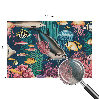 Fototapete aus Vlies mit Motiv Unterwasserfauna