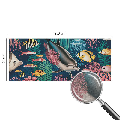 Fototapete aus Vlies mit Motiv Unterwasserfauna