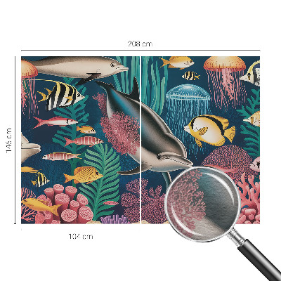 Fototapete aus Vlies mit Motiv Unterwasserfauna