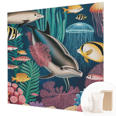 Fototapete aus Vlies mit Motiv Unterwasserfauna