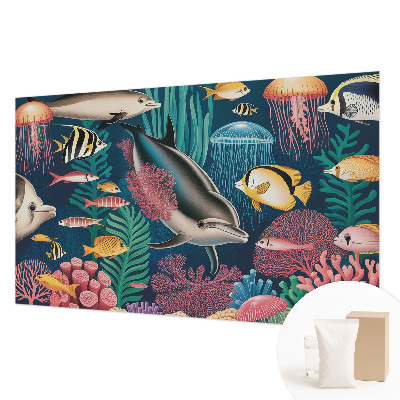 Fototapete aus Vlies mit Motiv Unterwasserfauna