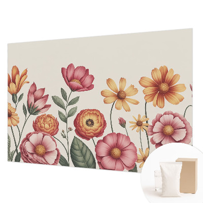 Motivtapete aus Vlies mit floralem Blumenarrangement