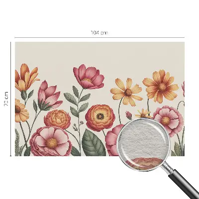 Motivtapete aus Vlies mit floralem Blumenarrangement