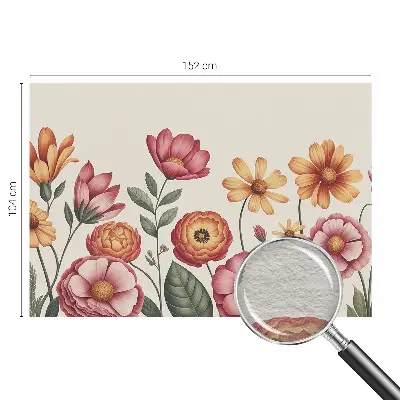 Motivtapete aus Vlies mit floralem Blumenarrangement