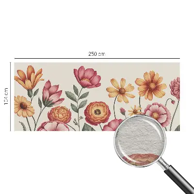 Motivtapete aus Vlies mit floralem Blumenarrangement