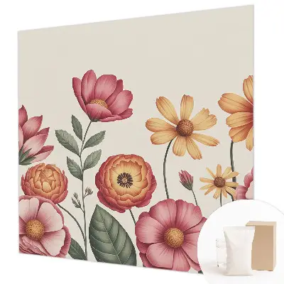 Motivtapete aus Vlies mit floralem Blumenarrangement