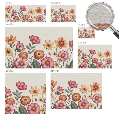 Motivtapete aus Vlies mit floralem Blumenarrangement
