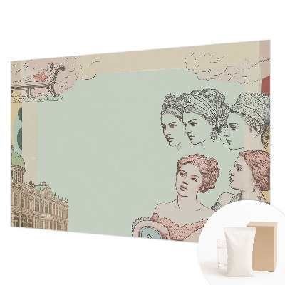 Vlies-Fototapete nach Maß mit klassischer Collage