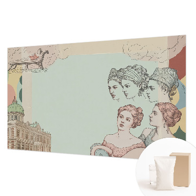 Vlies-Fototapete nach Maß mit klassischer Collage