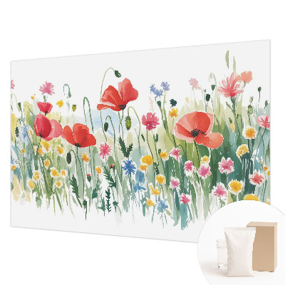 Vlies-Fototapete fürs Schlafzimmer Sommerwiese