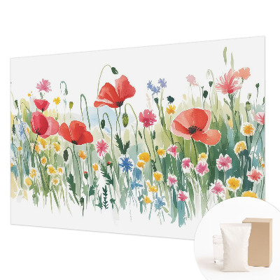 Vlies-Fototapete fürs Schlafzimmer Sommerwiese