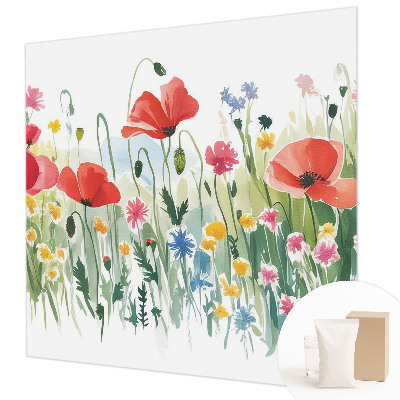 Vlies-Fototapete fürs Schlafzimmer Sommerwiese