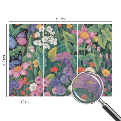 Vlies-Fototapete fürs Kinderzimmer Blumenexplosion