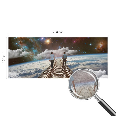 Vliestapete fürs Wohnzimmer Weltraumreise