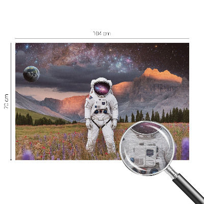 Motivtape­te mit einer kosmischen Landschaft