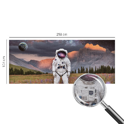 Motivtape­te mit einer kosmischen Landschaft