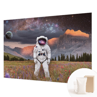 Motivtape­te mit einer kosmischen Landschaft