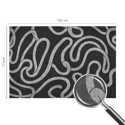 Fototapete fürs Schlafzimmer Verdrehte Formen