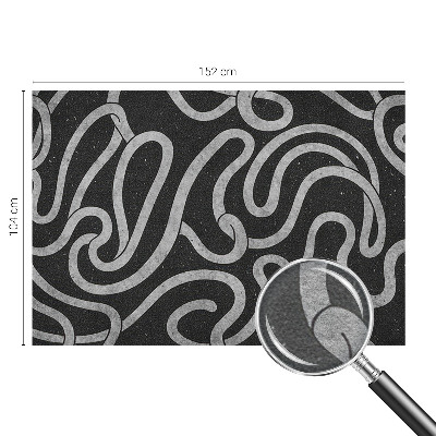 Fototapete fürs Schlafzimmer Verdrehte Formen