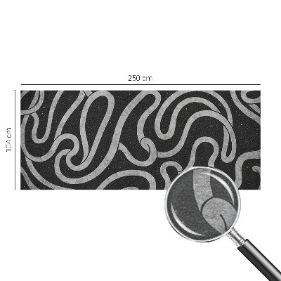 Fototapete fürs Schlafzimmer Verdrehte Formen