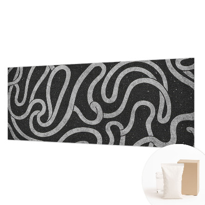 Fototapete fürs Schlafzimmer Verdrehte Formen