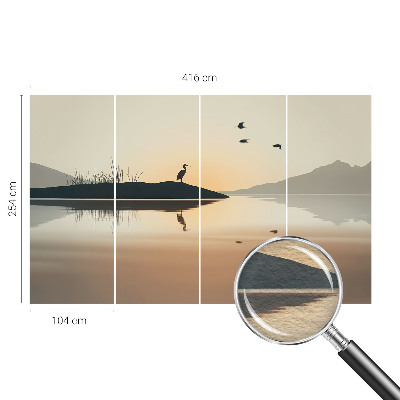 Motivtapete aus Vlies Morgenstille