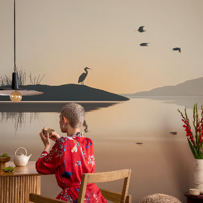 Motivtapete aus Vlies Morgenstille