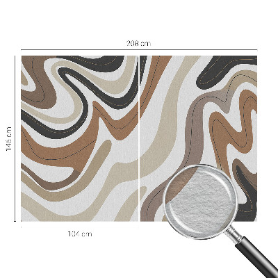 Vliestapete fürs Schlafzimmer Harmonische Wellen