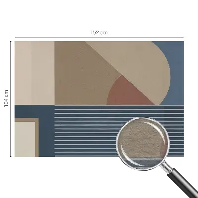 Bedruckte Vlies-Fototapete mit harmonischem geometrischem Motiv