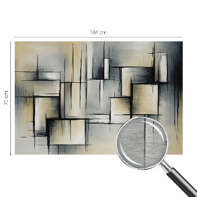 Fototapete fürs Schlafzimmer Abstrakte Geometrie