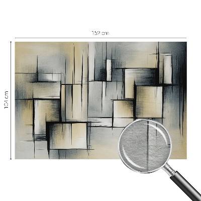 Fototapete fürs Schlafzimmer Abstrakte Geometrie