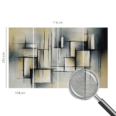 Fototapete fürs Schlafzimmer Abstrakte Geometrie