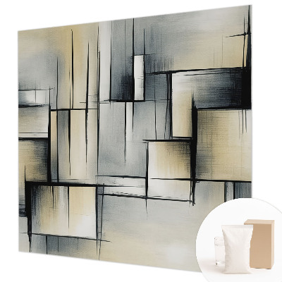 Fototapete fürs Schlafzimmer Abstrakte Geometrie