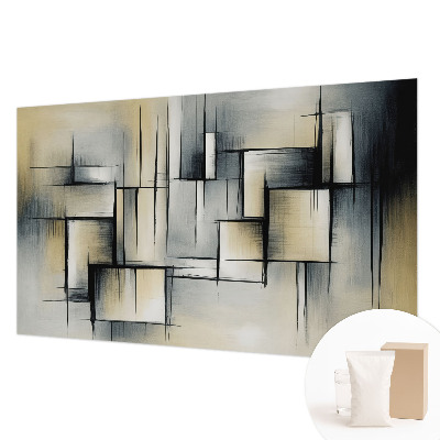 Fototapete fürs Schlafzimmer Abstrakte Geometrie