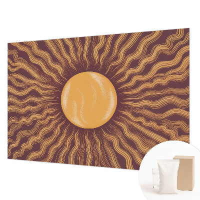 Motivtapete mit Sonnenstrahlenmotiv